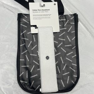 NWT Lululemon Cotton Terry Sweatband